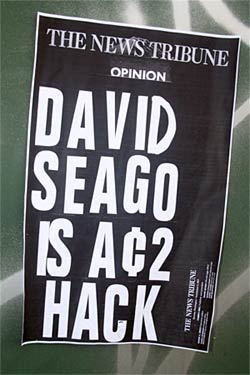 David Seago is a two bit hack